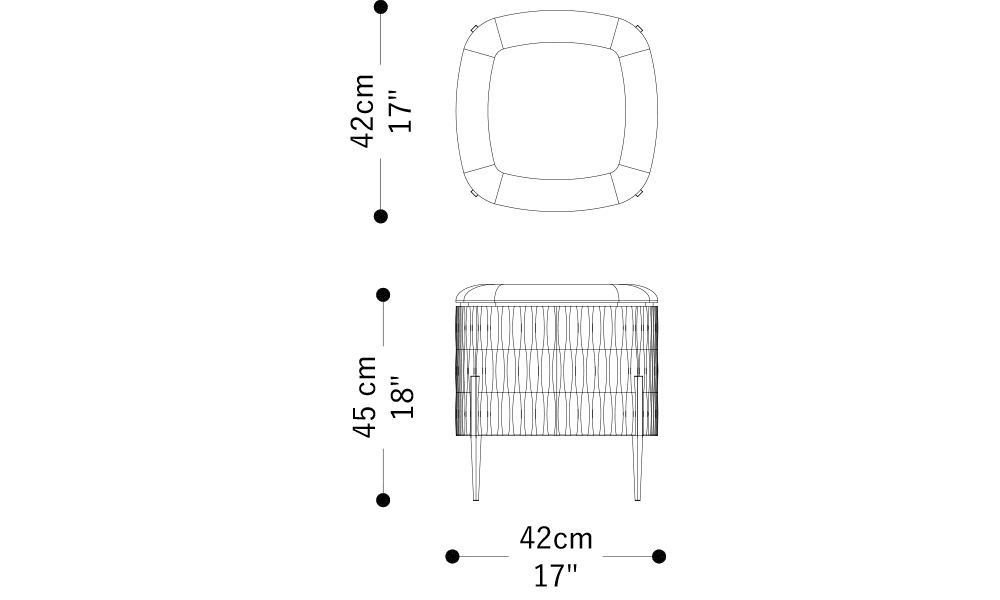 Imagen de las dimensiones principales del producto